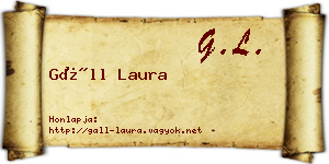 Gáll Laura névjegykártya
