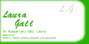 laura gall business card