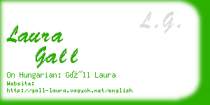 laura gall business card